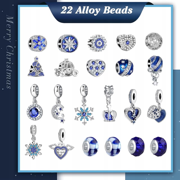 KALENDARZ ADWENTOWY 2024 BIŻUTERIA DLA KOBIET KALENDARZ BOŻONARODZENIOWY