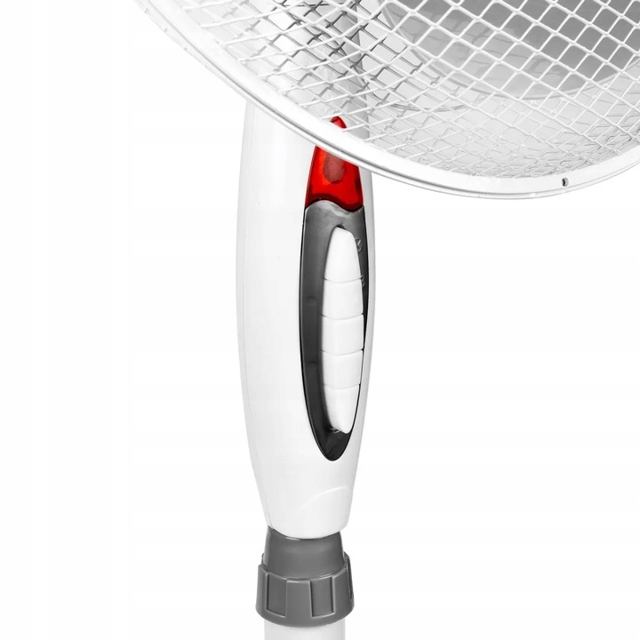 WIATRAK STOJĄCY WENTYLATOR PODŁOGOWY CZARNY/ BIALY