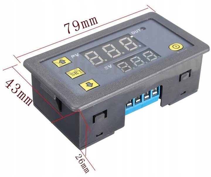 Przekaźnik czasowy timer 230V czasówka