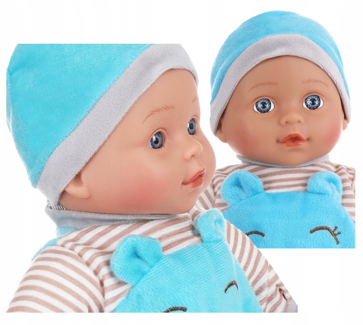 SMILY PLAY Lalka bobas jak żywa interaktywna miękka mówi śpiewa ubranko 32