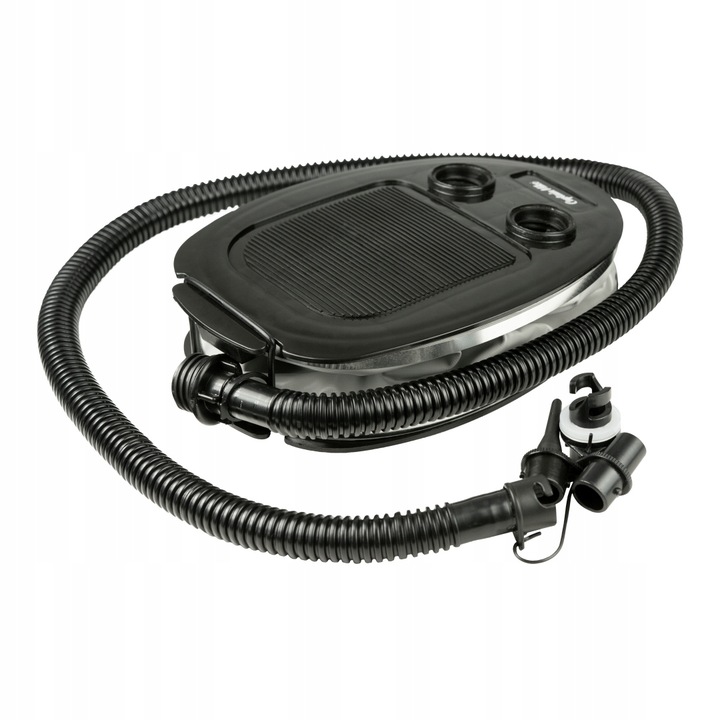 Pompka nożna do materaca pontonów wielofunkcyjna + KOŃCÓWKI Captain Mike