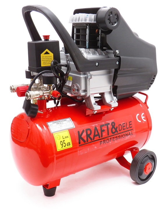 KOMPRESOR OLEJOWY SPRĘŻARKA 24L 230V 8BAR 205L/MIN