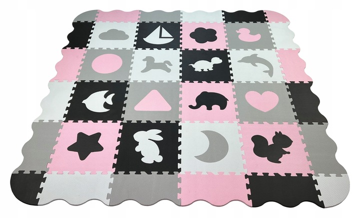 PUZZLE PIANKOWE MATA EDUKACYJNA 36 EL GRUBA XXL