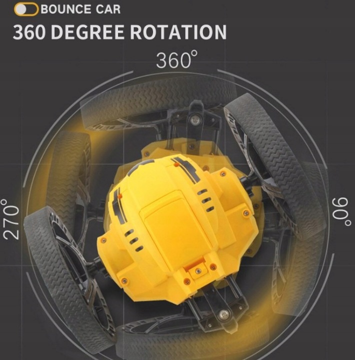 Samochód Zdalnie Sterowany DRON Bounce CAR skacze