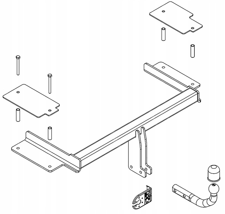 HAK holowniczy+WIAZKA 7pin OPEL VECTRA C od2002-->