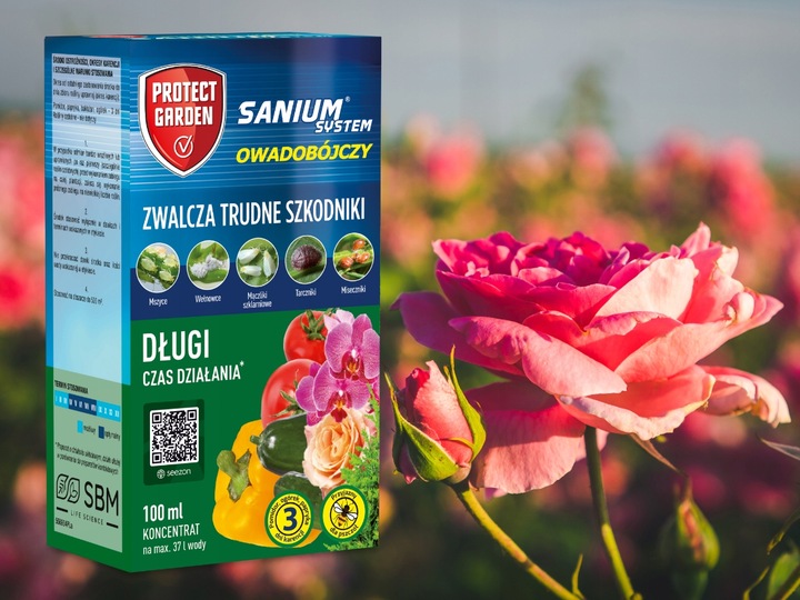 SANIUM SYSTEM OWADOBÓJCZY 100ml/37L środek na mszyce przędziorki ziemiórki