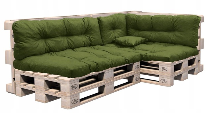 PODUSZKI NA PALETY MATERAC 120X80X40 KOMPLET 5 cz