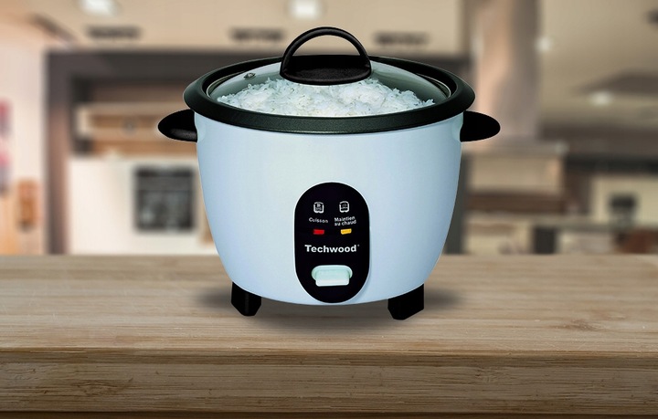 TECHWOOD RYŻOWAR ELEKTRYCZNY POJEMNY GARNEK URZĄDZENIE DO GOTOWANIA RYŻU
