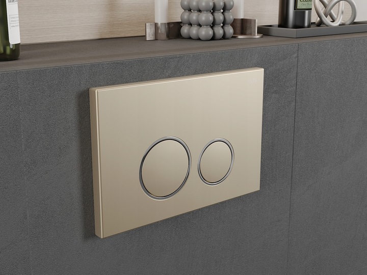 PRZYCISK WC NAPO 05 do GEBERIT UP100 GOLD ZŁOTY SZAMPAŃSKI