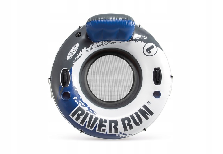 SUPER RELAX DUŻE MOCNE KOŁO Z SIATKĄ DO PŁYWANIA RIVER RUN 135c INTEX 58825