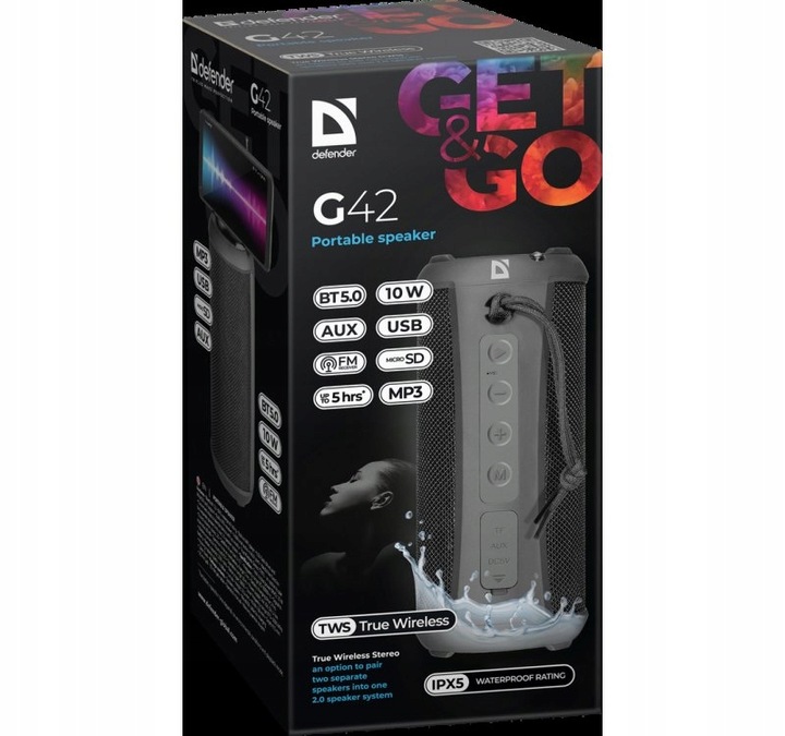 GŁOŚNIK BEZPRZEWODOWY DEFENDER G42