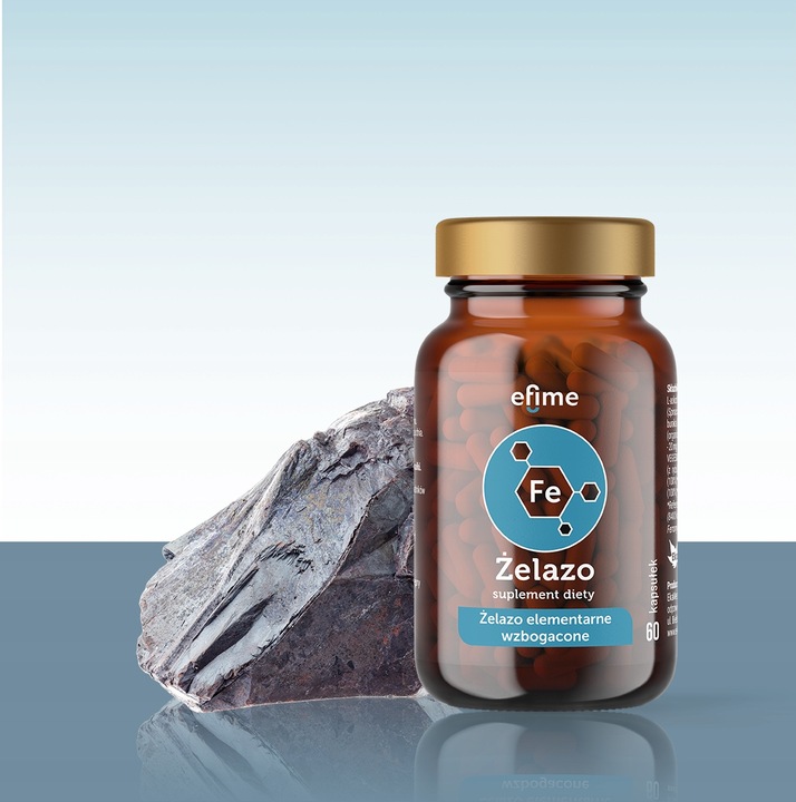 Żelazo elementarne + Witamina C Kwas foliowy burak szpinak Anemia Wegan