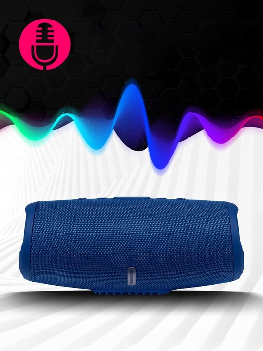 Przenośny Bezprzewodowy Głośnik Bluetooth 5.1 Wejście MicrSD MP3 TWS RADIO