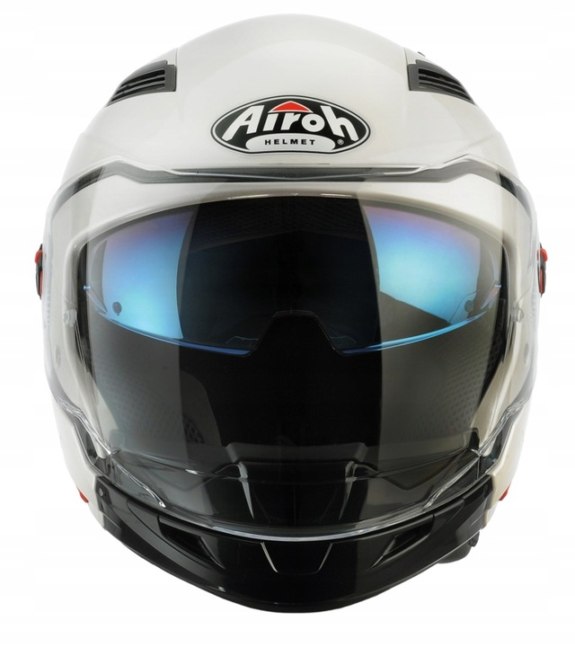 Kask Motocyklowy Z Wypinaną Szczęką Airoh Executive White Gloss Roz. XL