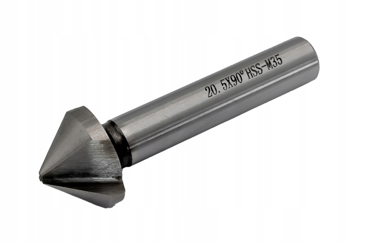 Frez pogłębiacz fazownik stożkowy 90° kobalt 20,5