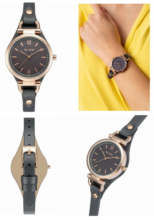 ZEGAREK DAMSKI PAUL LORENS PL3652 pasek skórzany + BOX + GRAWER