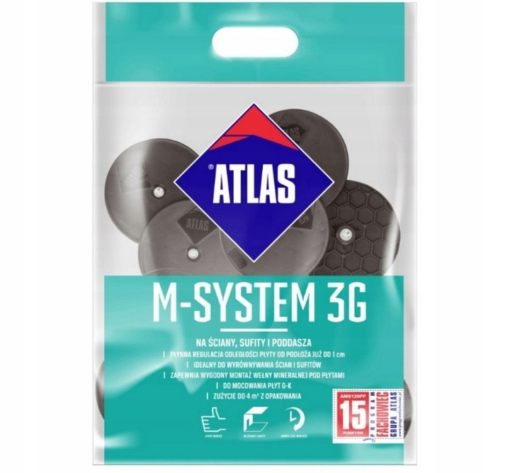 ATLAS M-SYSTEM L 50 3G 120PP M8/FI 6,5 ZESTAW 50MM
