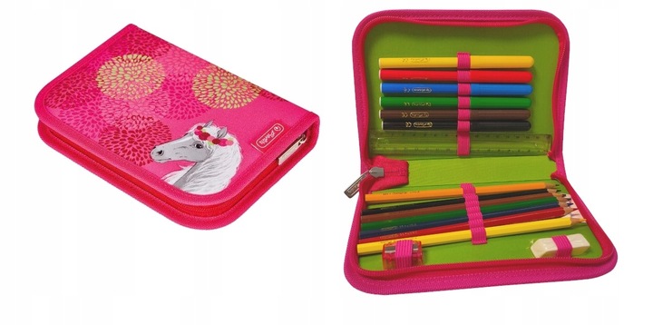 Ergonomiczny Tornister Loop Plus Bloomy Horse Konik Koń zestaw 4w1 HERLITZ