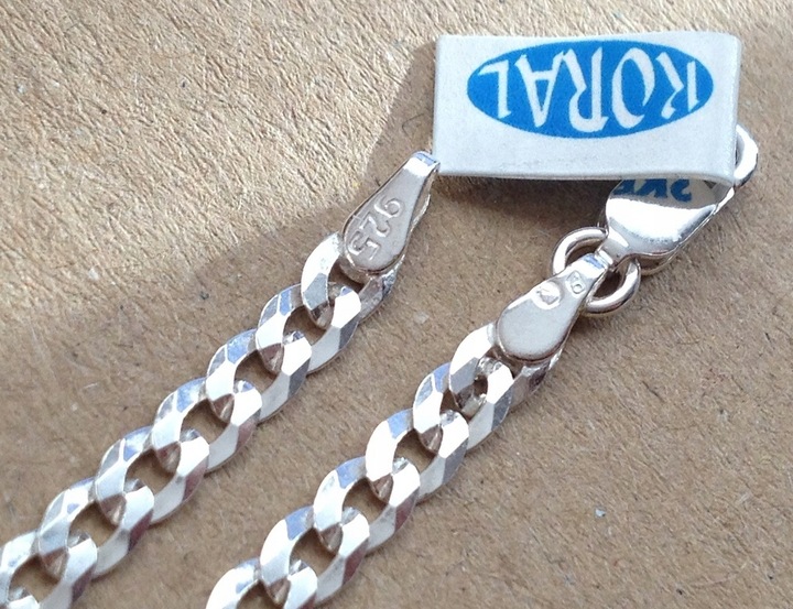 Bransoletka srebrna Pancerka Męska SREBRO 925 (na PREZENT)