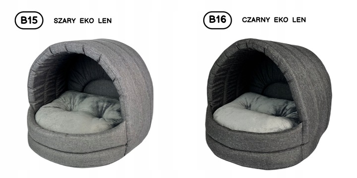 Legowisko Dla Psa Dużego Owalne Budka Materac Poduszka Materiałowe Buda L