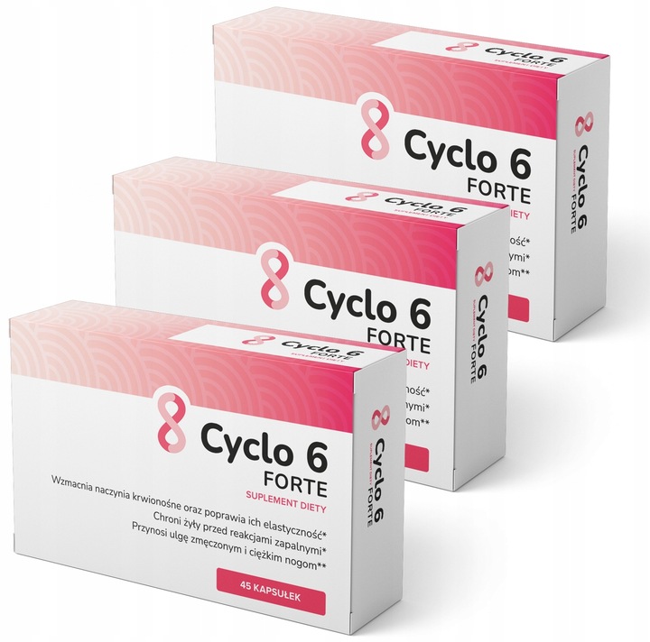 3x Cyclo 6 Forte - ruszczyk na krążenie w nogach PROTON LABS