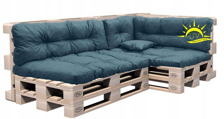 PODUSZKI NA PALETY MATERAC 120X80X40 KOMPLET 5 cz