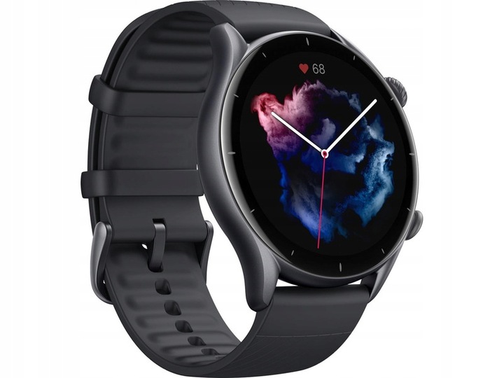 Czarny Smartwatch AMAZFIT GTR 3