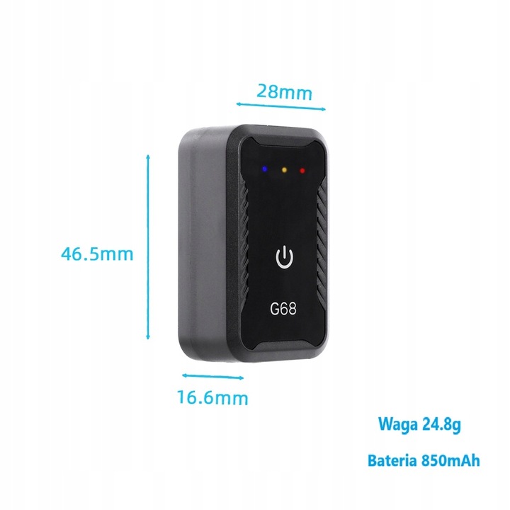 LOKALIZATOR GPS MINI DO POJAZDÓW ROWERU AUTA BEZ ABONAMENTU TRACKER