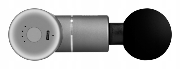 Aluminiowy pistolet do masażu Kica 4 głowice cellulit zakwasy