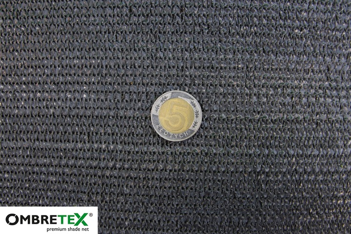Siatka Osłona 1,7x10m 95% Na Ogrodzenie Płot Balkon Mata Maskująca Antracyt