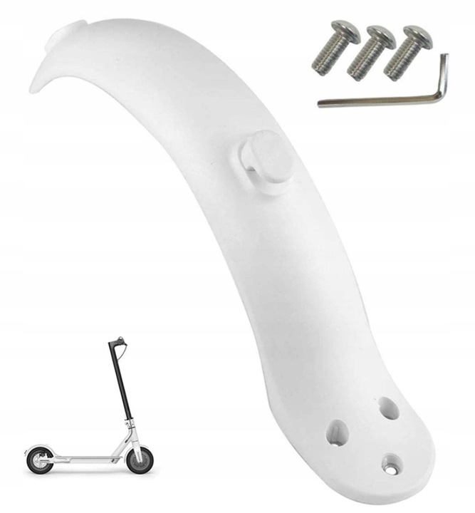 Błotnik tylny BIAŁY do Xiaomi M365/Pro +GRATIS