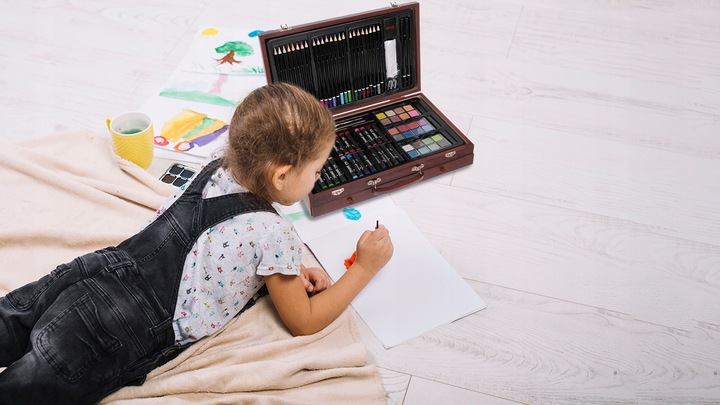 Zestaw do Malowania Artystyczny dla Dzieci Walizka Malarski Plastyczny Duży