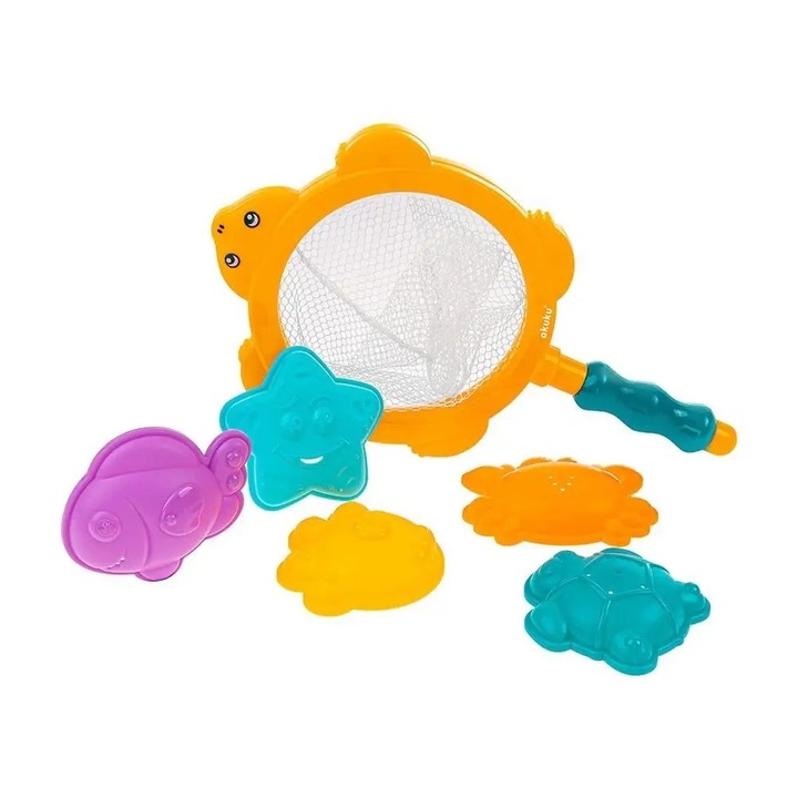 KOSZ DO KĄPIELI z zabawkami kąpielowymi AKUKU