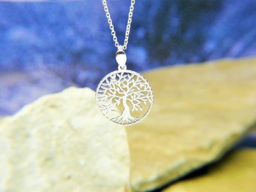 KOMPLET DRZEWO ŻYCIA DRZEWKO SZCZĘŚCIA srebro 925