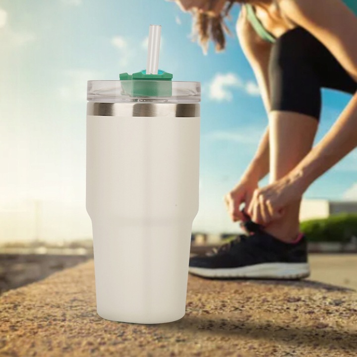 KUBEK TERMICZNY DO KAWY NA WYNOS, KUBEK PODRÓŻNY BUTELKA NA WODĘ 591 ML