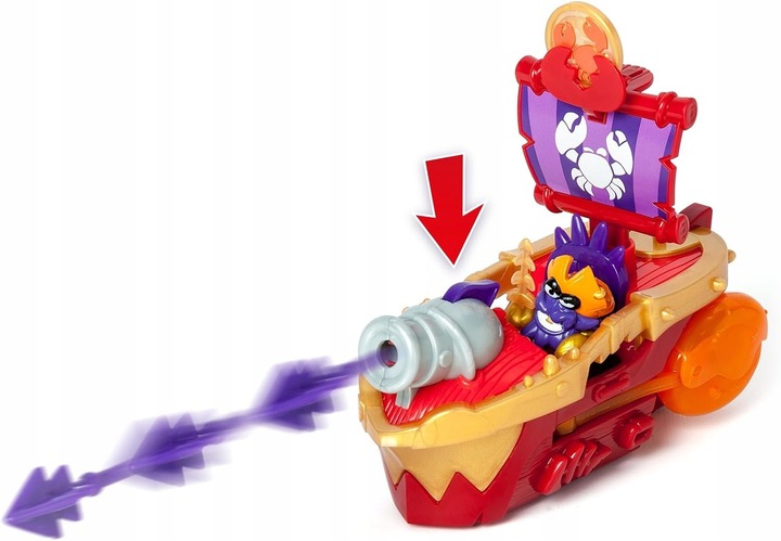 PIRATIX zestaw statek piracki Sea Crusher figurka Captain Lobster prezent