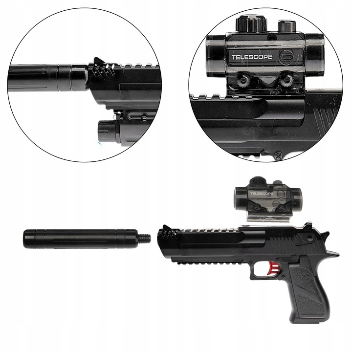 KARABIN PISTOLET NA KULKI ŻELOWE WODNE WIELKI AUTOMATYCZNY ORBEEZ ZESTAW