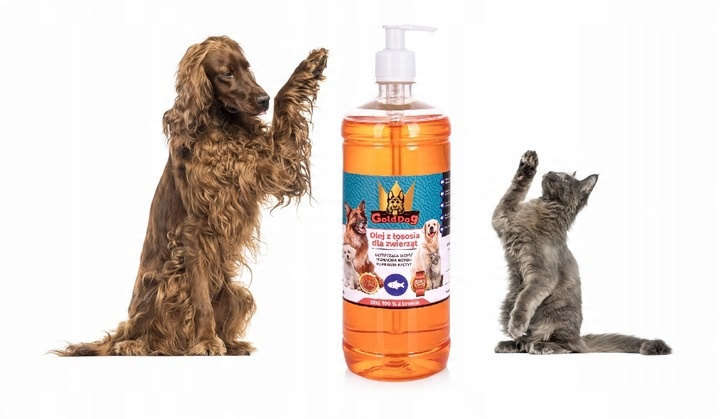 Olej z Łososia dla psa 1l Golddog
