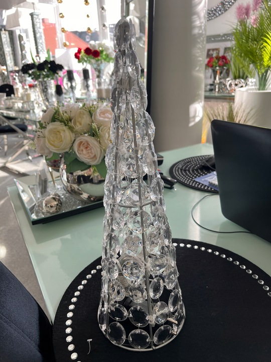 Stożek akrylowy Led kryształki 60 cm