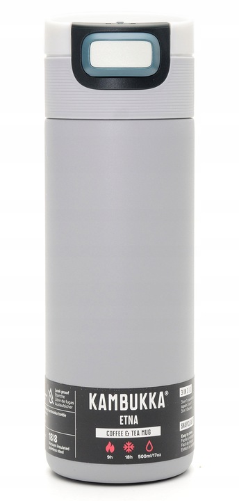 Kubek termiczny Kambukka Etna 500 ml szary - Uncertain Grey