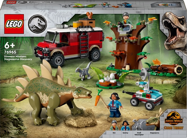 LEGO DINOZAURY 76965 Odkrycie stegozaura ZESTAW KLOCKI +TORBA NA PREZENT