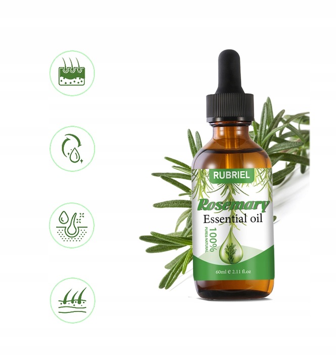 Rozmarynowy Olejek Do Pielęgnacji Włosów 60ml