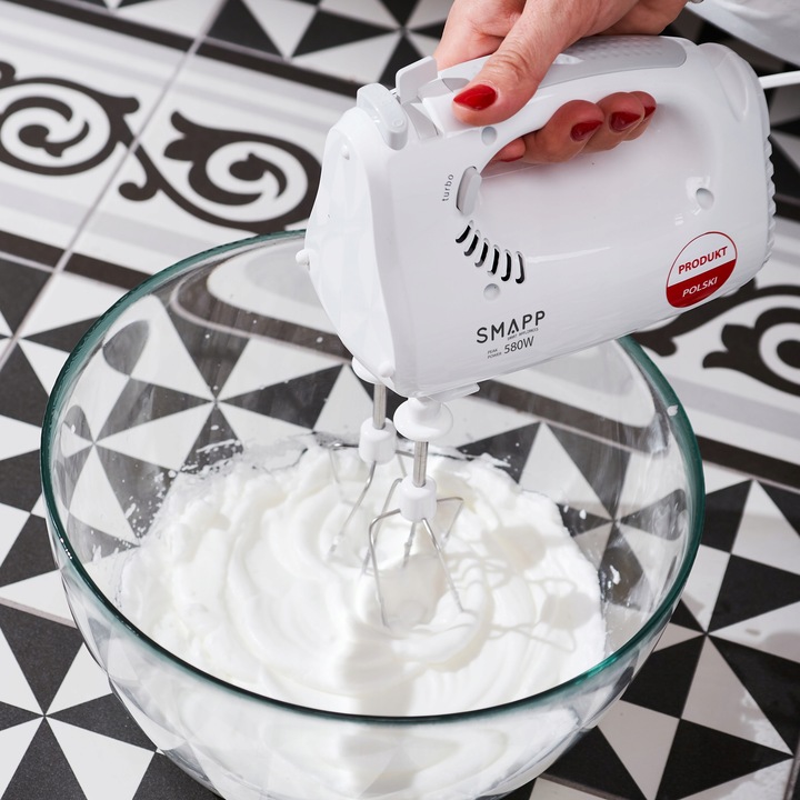Mikser ręczny SMAPP 451.4 580 W biały + GRATIS