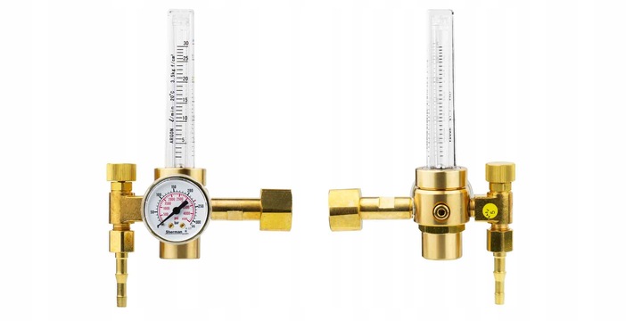 REDUKTOR BUTLOWY z rotametrem SHERMAN RBR Ar/CO2 ARGON CO2 MIX MIG MAG TIG