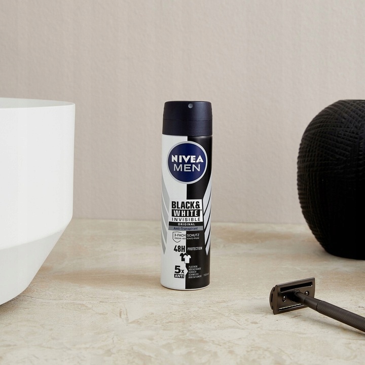 NIVEA MEN DEO BLACK WHITE INVISIBLE ORIGINAL spray
