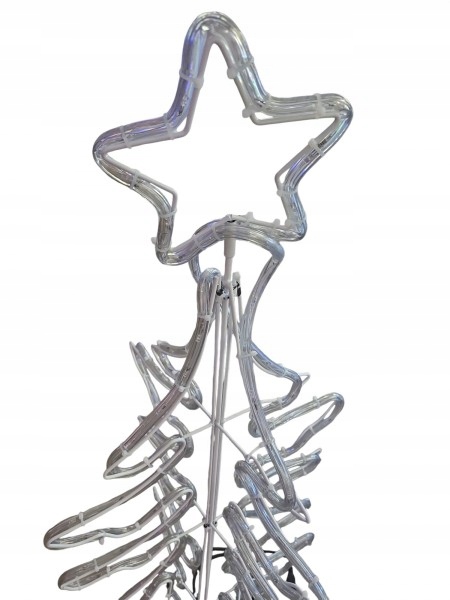 Choinka świąteczna Neon LED BOŻE NARODZENIE 3D z flashem zimnym 219W