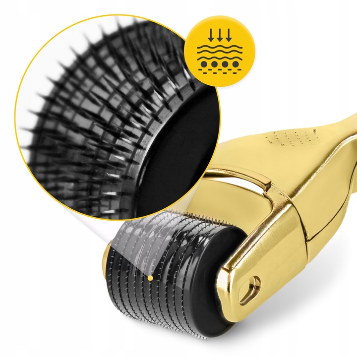 ROLLER DO MEZOTERAPII MIKROIGŁOWEJ DERMA WYMIENNE KOŃCÓWKI FACE ROLLER 3w1