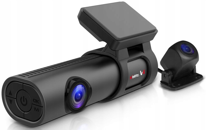 XBlitz V4 Professional 2.5K WiFi wideo-rejestrator DVR do auta +kamera tył
