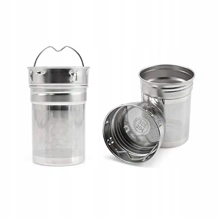 BUTELKA SZKLANA TERMICZNA Z ZAPARZACZEM FILTREM BIDON NA WODĘ KAMILLE