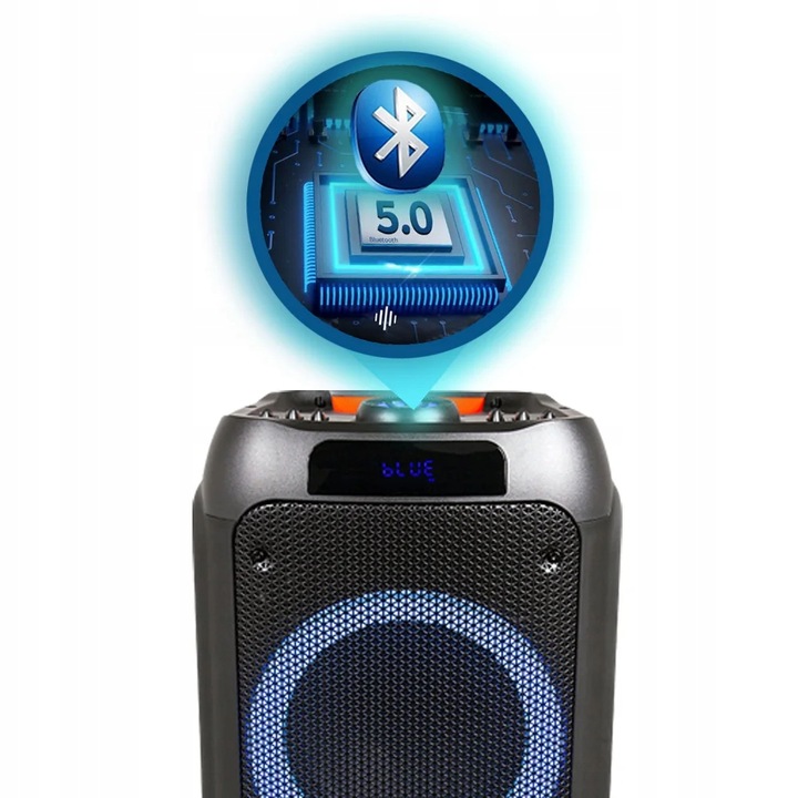 GŁOŚNIK PRZENOŚNY BLUETOOTH KARAOKE MANTA MIKROFON